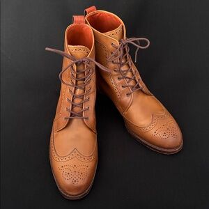 ALAN EDMONDS DALTON Dress Wingtip Boots EUC